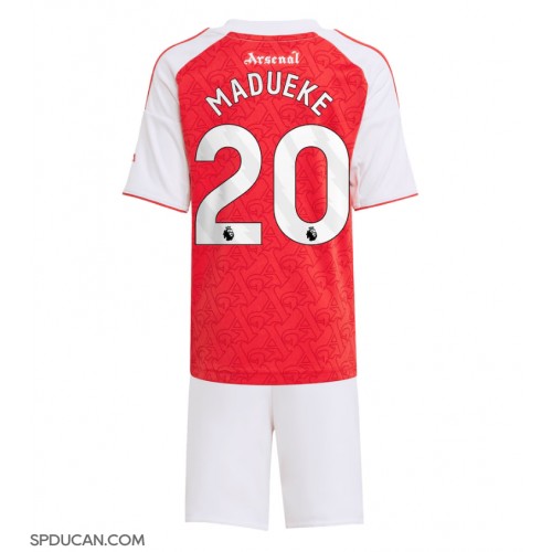 Dječji Nogometni Dres Arsenal Noni Madueke #20 Domaci 2025-26 Kratak Rukav (+ Kratke hlače)